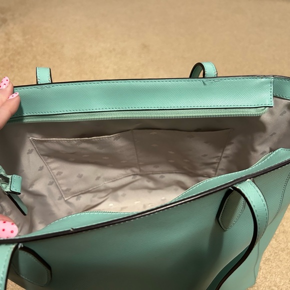 Kate Spade Aqua Blue Tote Bag - Picture 5 of 9